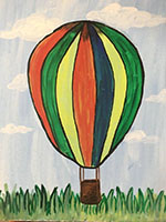 Hot Air Balloon Painting